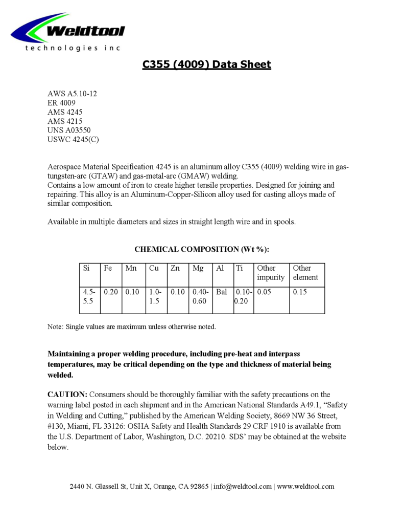 c355, ams 4245 data sheet