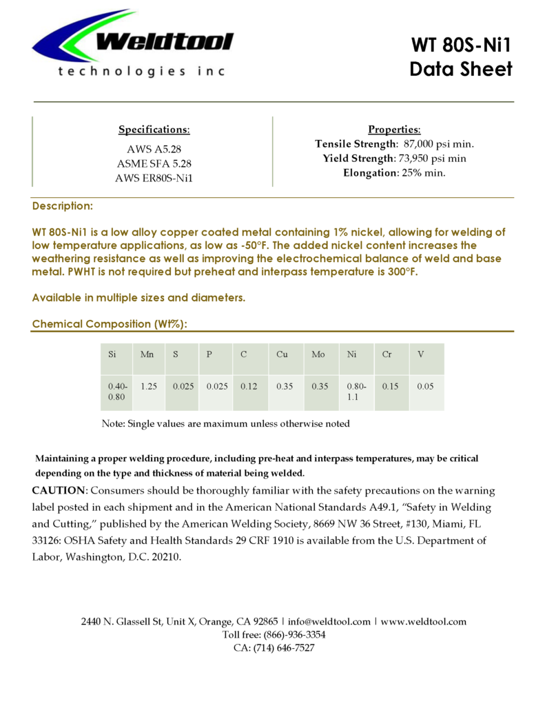 80s-ni1 low alloy data sheet